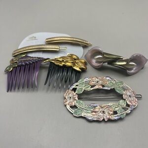 Elegant Floral Hair Accessory Set